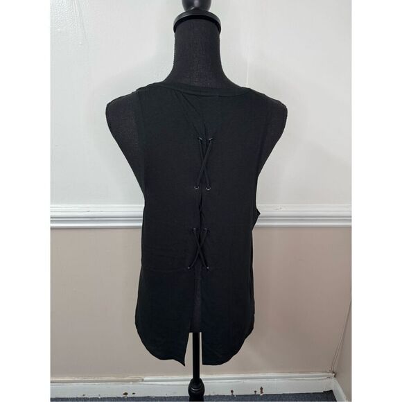 Victoria’s Secret Sport Black Open Back Tank Top Size Large - Picture 2 of 7
